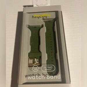 Heyday Dark Green Speckled Watch Band for Apple Watch New Sealed 38 - 41 mm